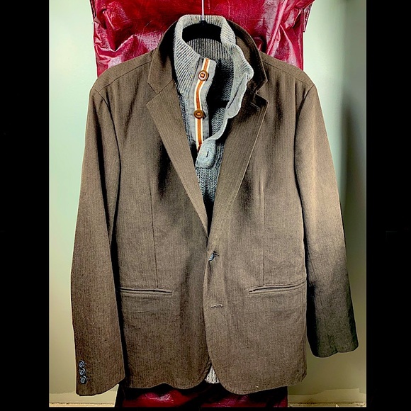 2for1: Premium Wool Blend Blazer and Sweater - Picture 4 of 12